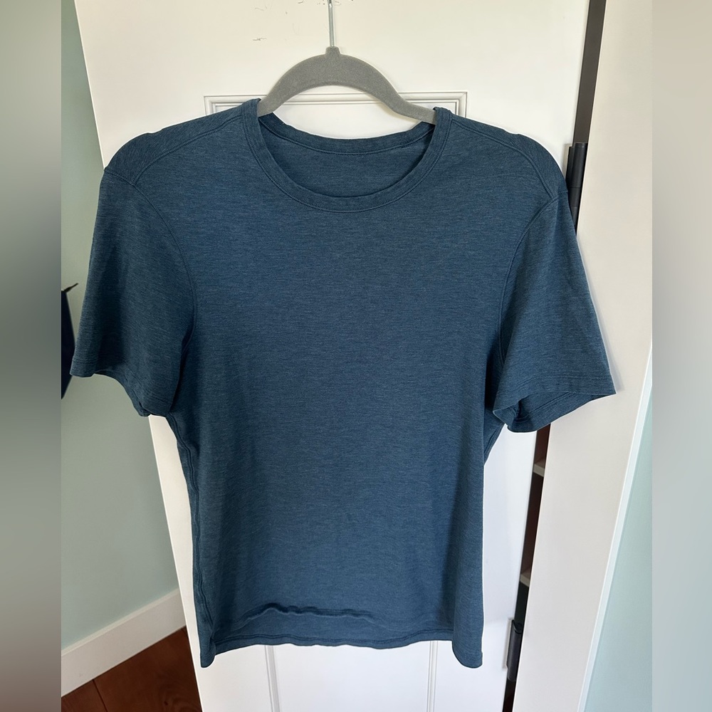 Lululemon Athletica Men’s Fundamental T-Shirt in Heathered Navy